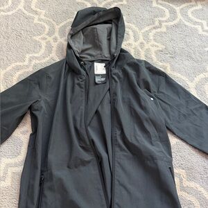 Vuori Charcoal Hooded Jean Jacket
